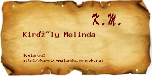 Király Melinda névjegykártya